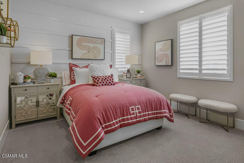 6516 Canyon Oaks Drive Simi Valley, CA 93063 - Photo 16 of 27 a spacious bedroom with a bed and a cabinets