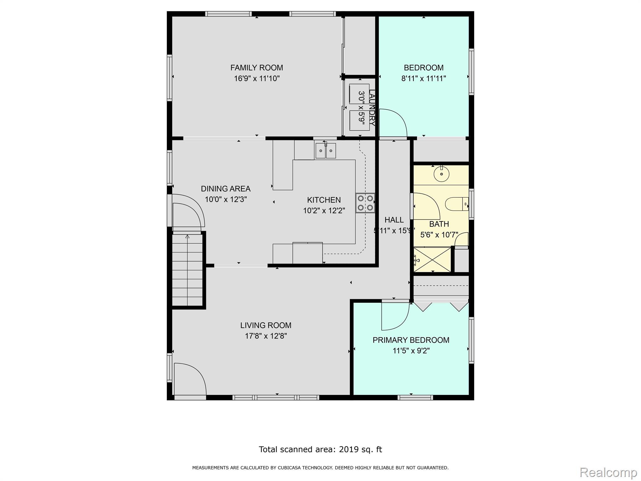 18750 Williamsville Road Gregory, MI 48137 - Photo 24 of 26 first floor with dimensions