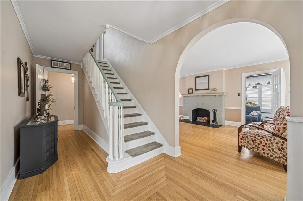 111 Orchard Avenue Rostraver Township, PA 15012 - Photo 5 of 42 a view of a livingroom with furniture and staircase