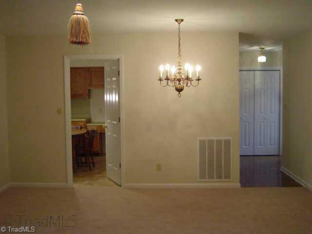 146 Old Mill Road, Unit C High Point, NC 27265 - Photo 6 of 9 Other. dining area, showing entrance and opens to large kit with breakfast area