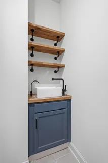 a view of a walk in closet