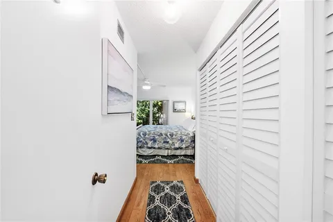 a entryway with furniture