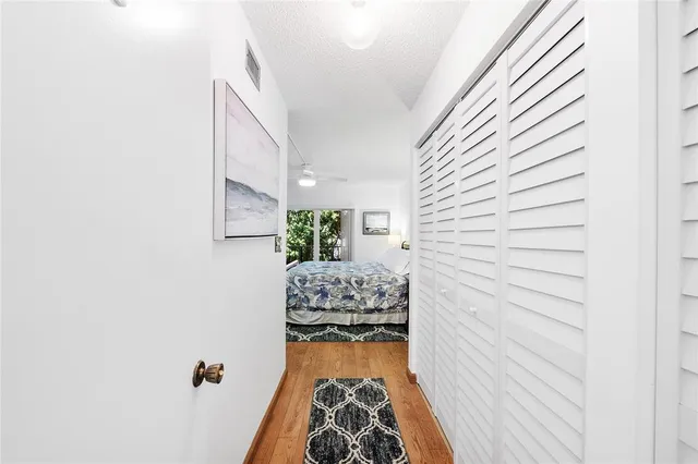 a entryway with furniture