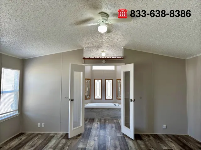 a view of an entryway with a window