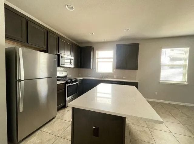 a view of a room with rack on the wall