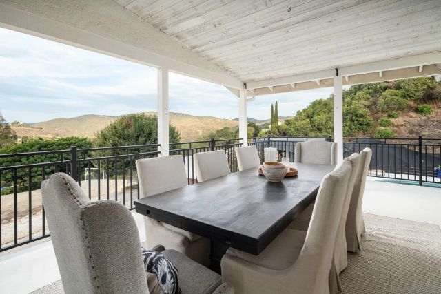 a view of an outdoor seating