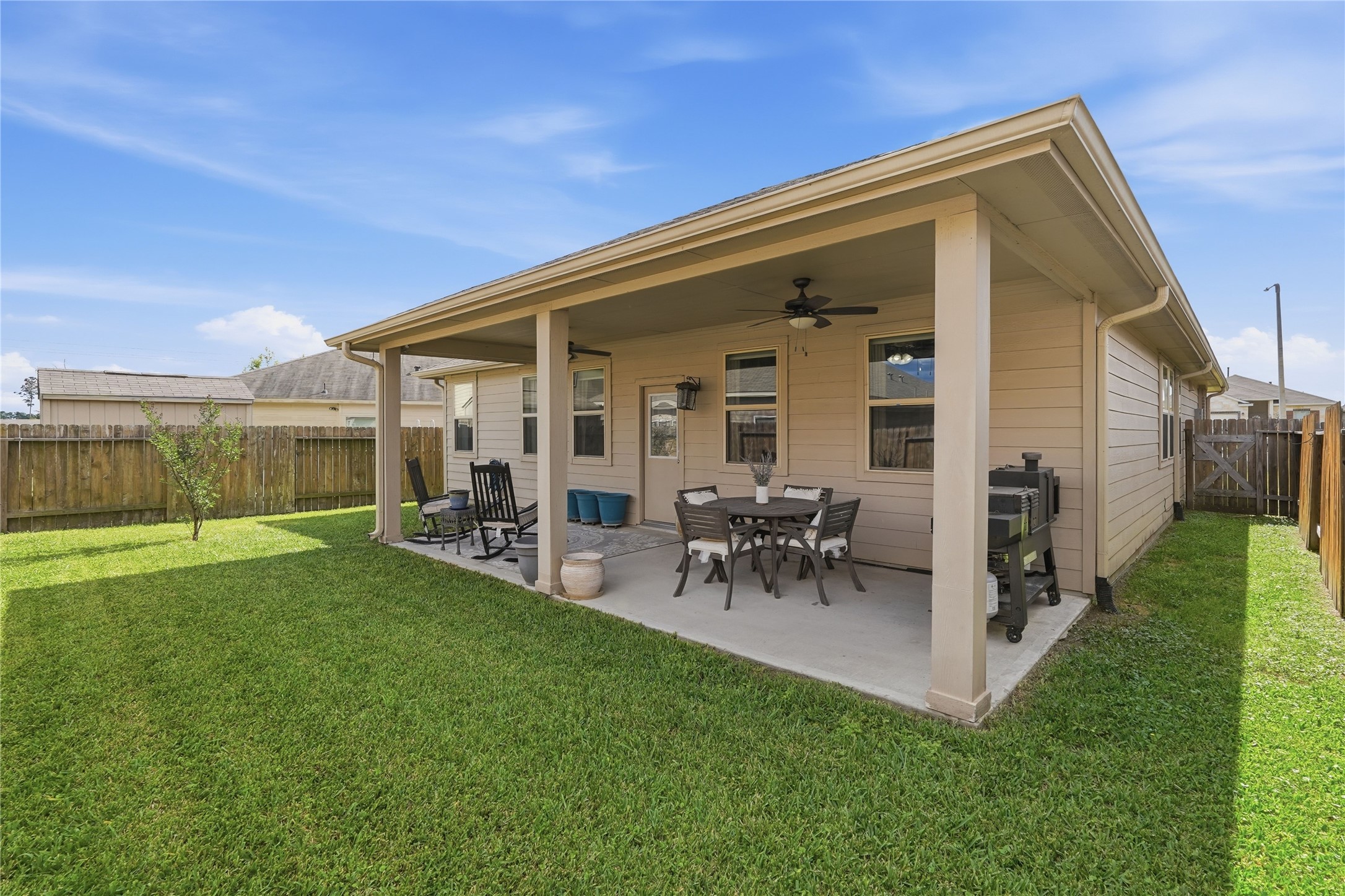 3579 Korina Way Conroe, TX 77306 - Photo 20 of 20 a view of outdoor space yard and porch