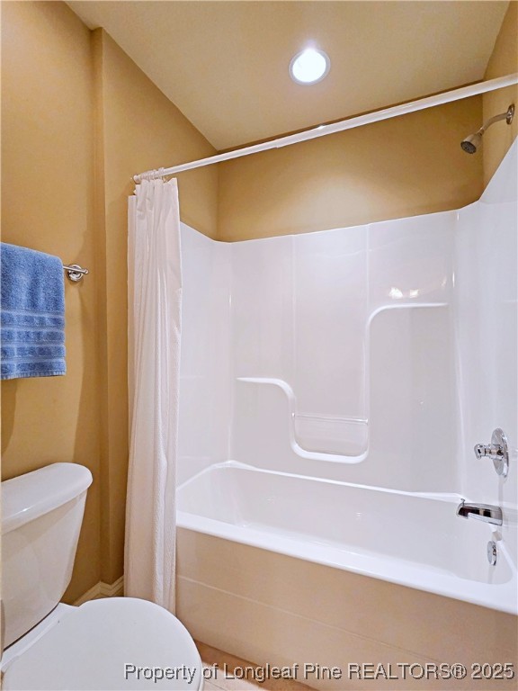 175 Pine Hawk Drive Spring Lake, NC 28390 - Photo 33 of 41 a bathroom with a toilet and a bathtub