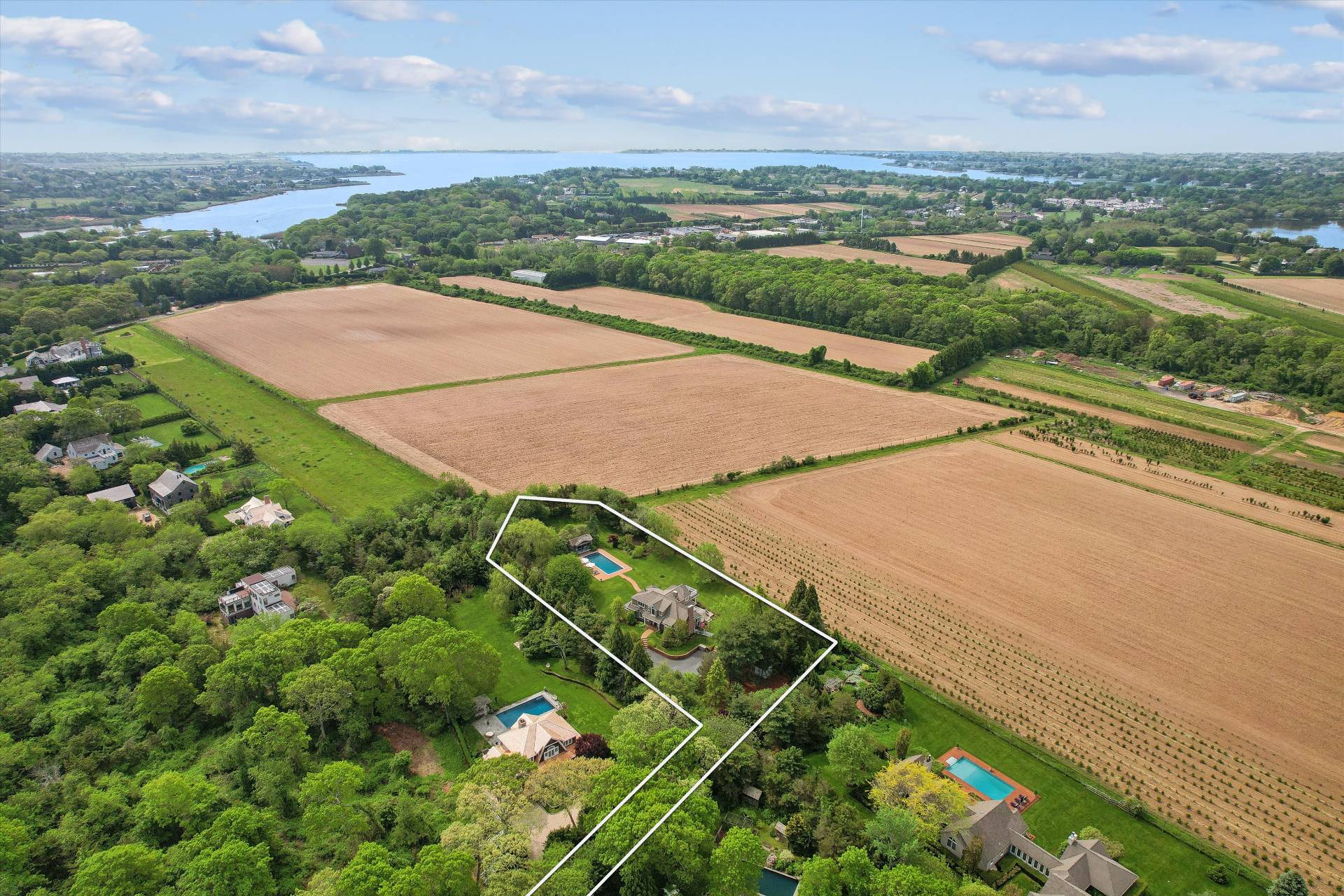 127 Narrow Lane South Water Mill, NY 11976 - Photo 37 of 37 an aerial view of a house