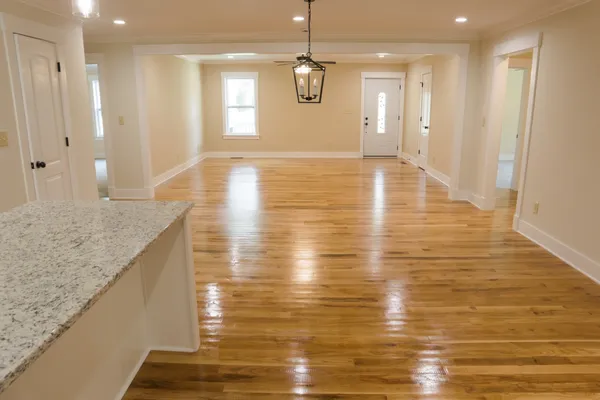 a view of an empty room