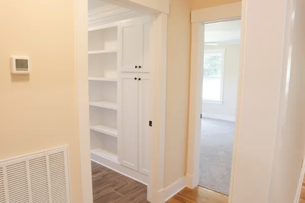 a view of an empty room