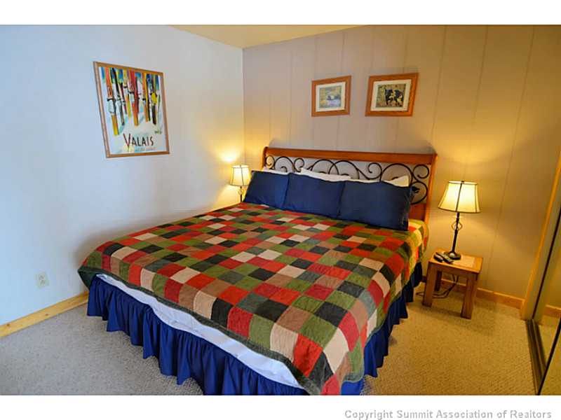 373 Wild Irishman Road, Unit 1076 Keystone, CO 80435 - Photo 17 of 25 Bedroom. The master is very quiet and comfortable