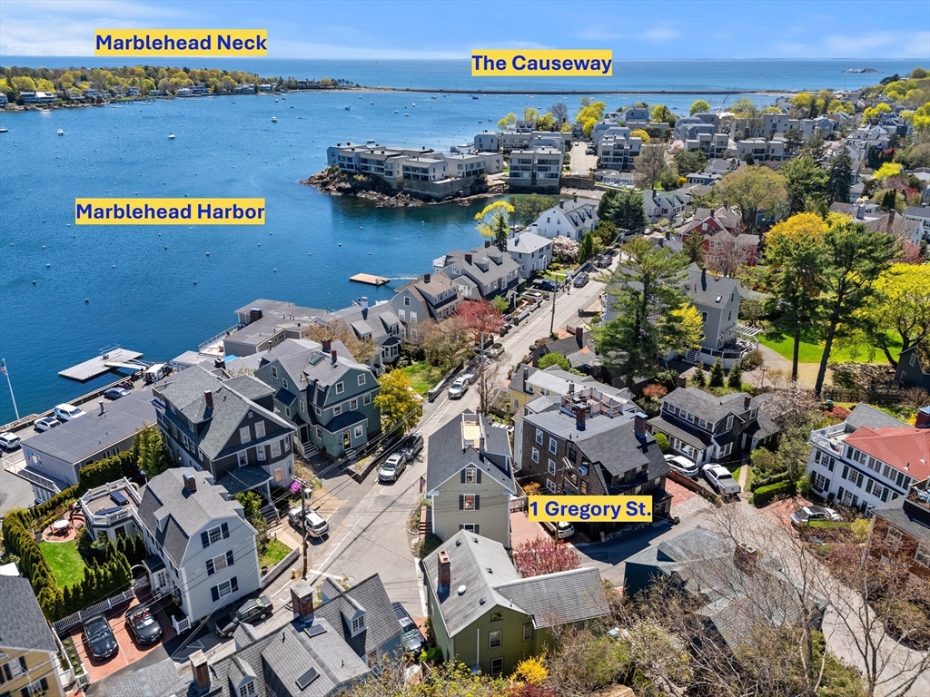 1 Gregory Street Marblehead, MA 01945 - Photo 37 of 42 an aerial view of multiple house