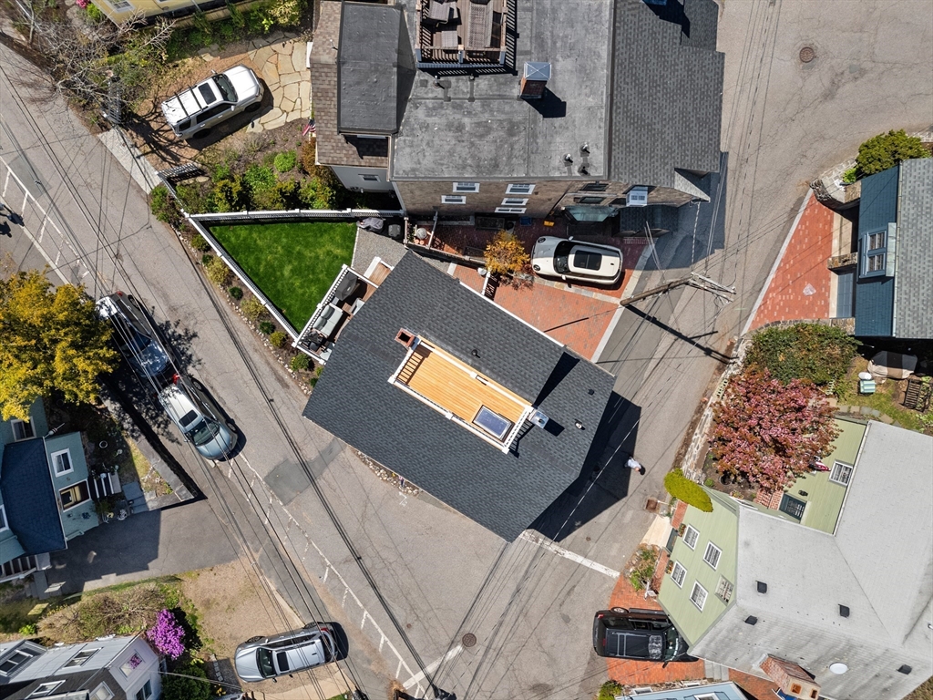 1 Gregory Street Marblehead, MA 01945 - Photo 40 of 42 an aerial view of a house with a swimming pool