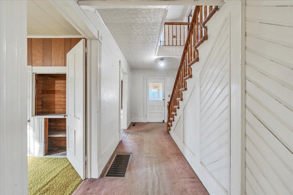5402 Roanoke Road Troutville, VA 24175 - Photo 18 of 54 a view of a hallway with wooden floor and entryway