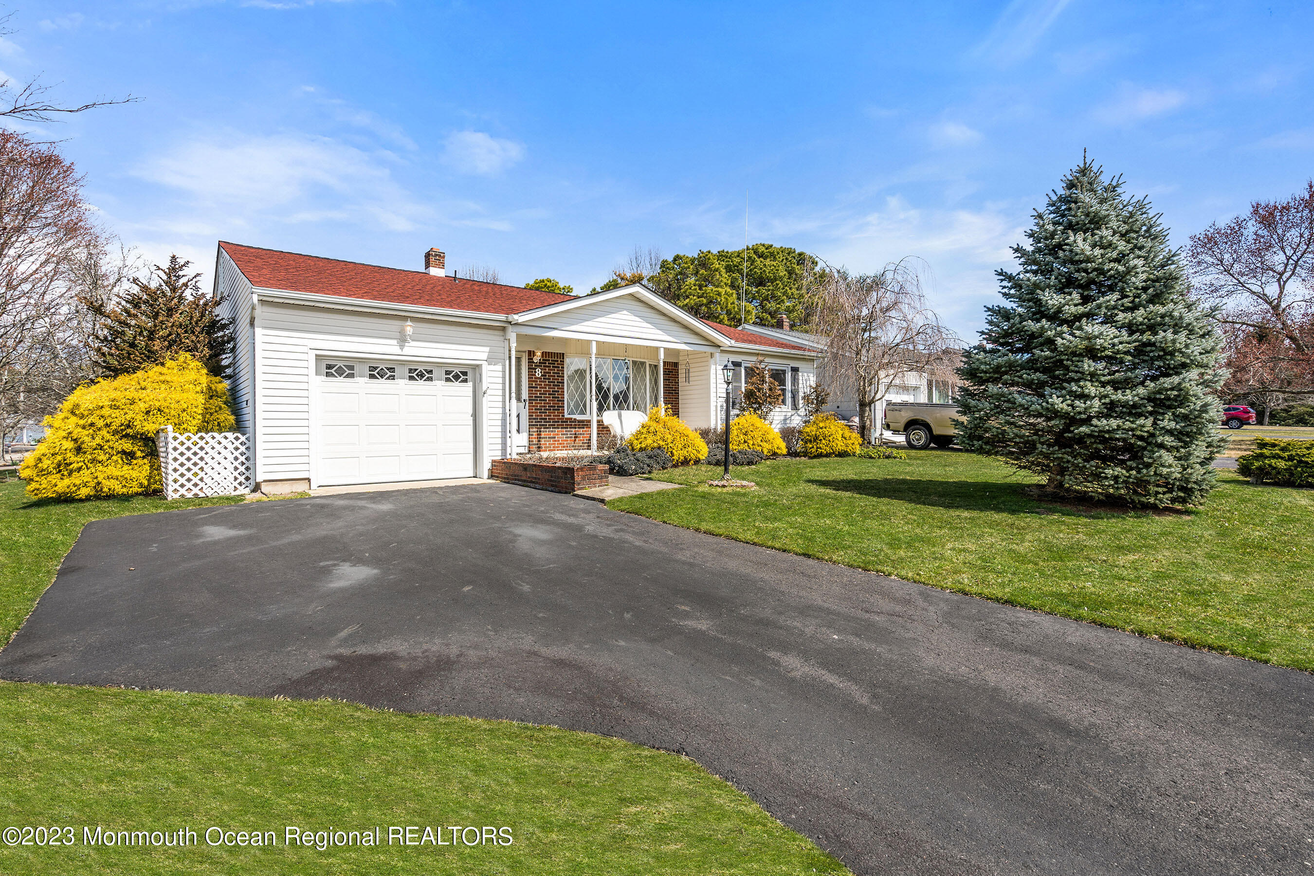 8 Thornton Road Toms River, NJ 08757 - Photo 1 of 30 01-Front Left with grass enhancement