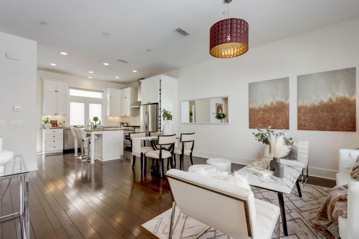 612 Allerton Loop Campbell, CA 95008 - Photo 5 of 38 a dining room with furniture and wooden floor