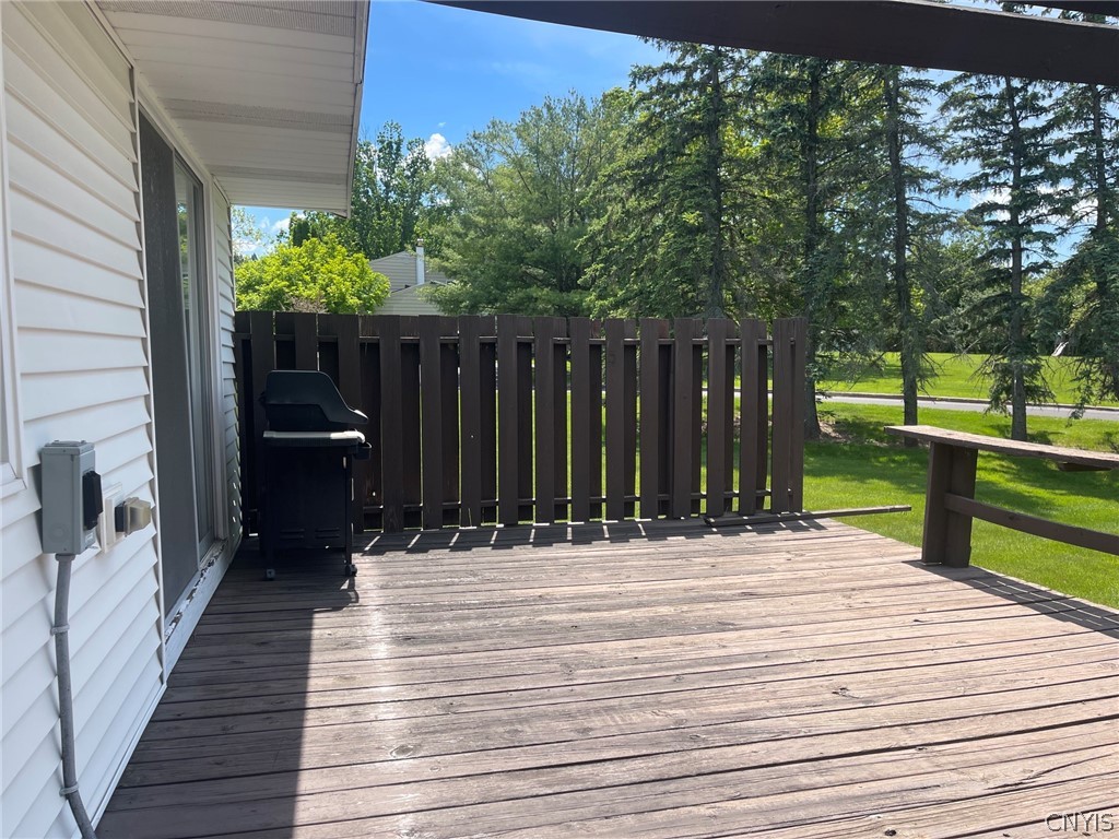 576 Stoneleigh Road Oneida, NY 13421 - Photo 4 of 43 Rear deck is solid but needs some work!