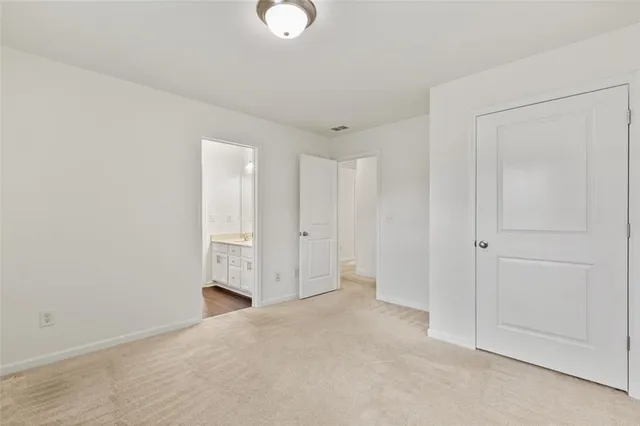 a view of an empty room