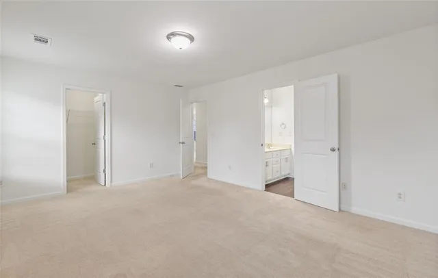 a view of empty room