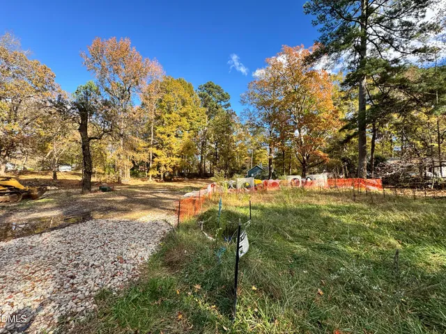 a view of road with trees