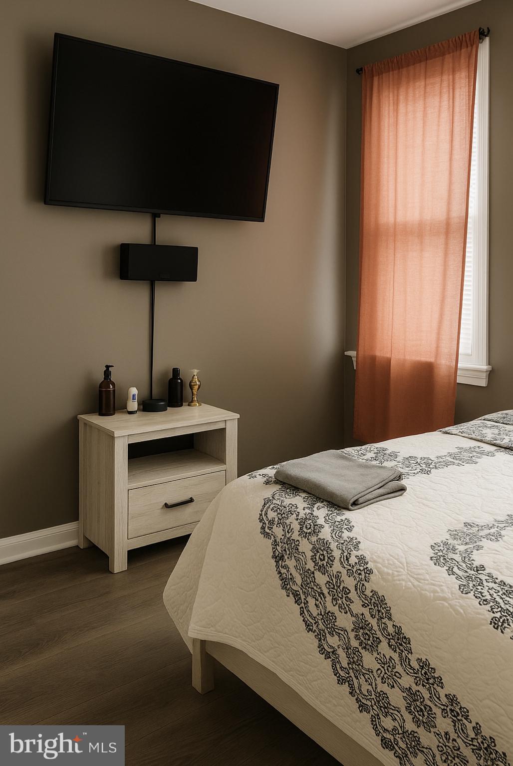 209 Glendale Road Upper Darby, PA 19082 - Photo 12 of 17 a bedroom with a bed and window