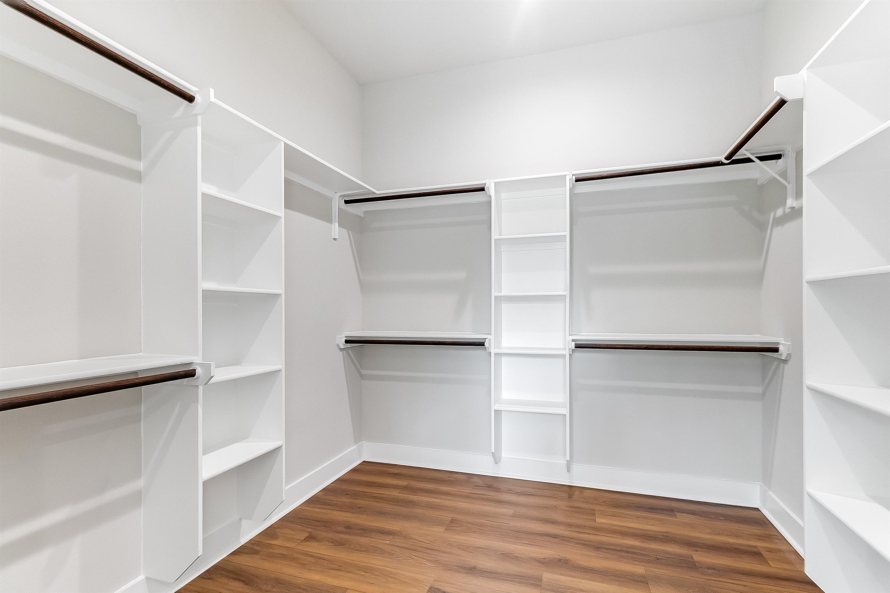 179 Rosebud Rnch Road Bertram, TX 78605 - Photo 16 of 28 a view of an empty walk in closet