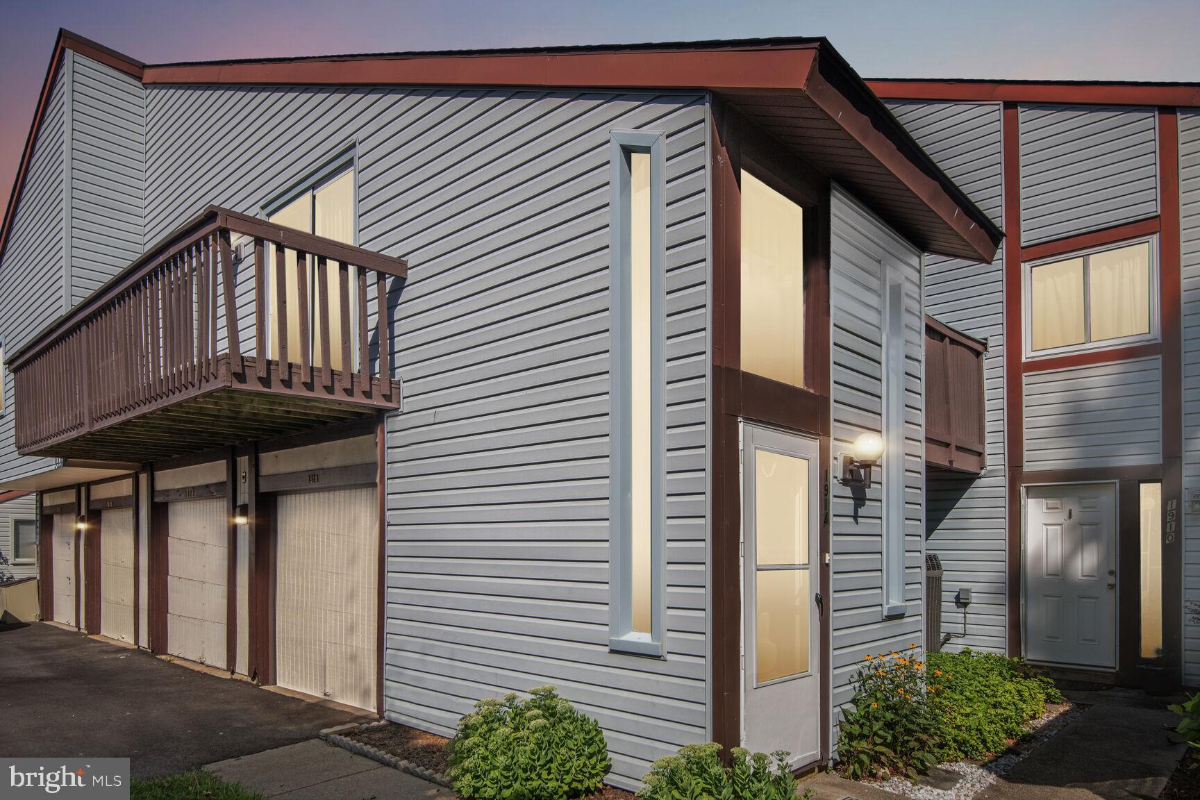 a view of a house with a deck