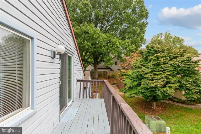 a view of balcony and deck