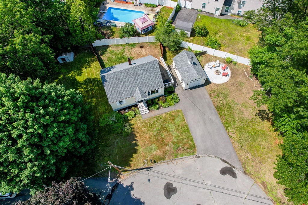 11 Cedar Circle Methuen, MA 01844 - Photo 35 of 38 an aerial view of a house with a swimming pool