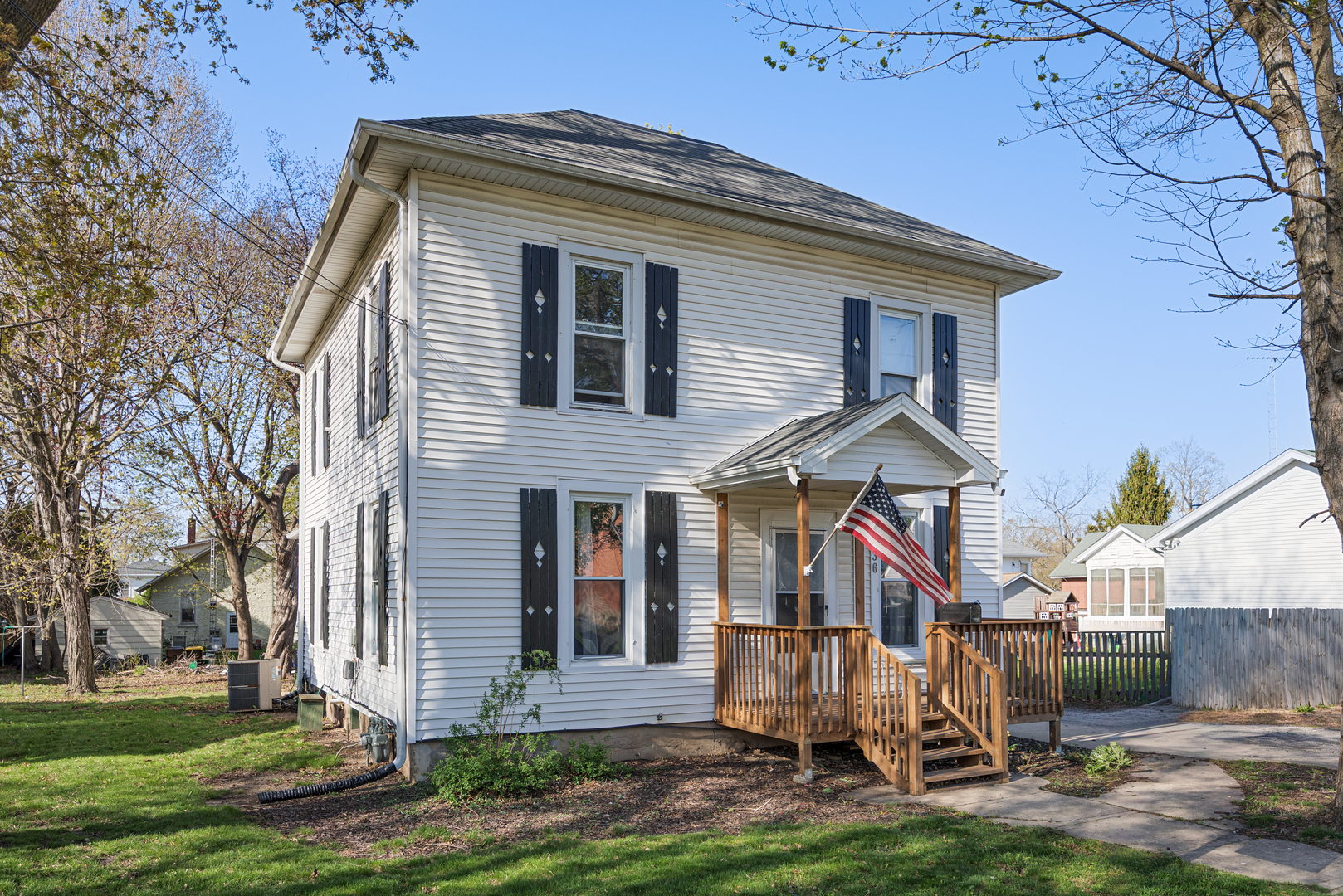 436 West Washington Street Marengo, IL 60152 - Photo 20 of 20 a front view of a house with a yard