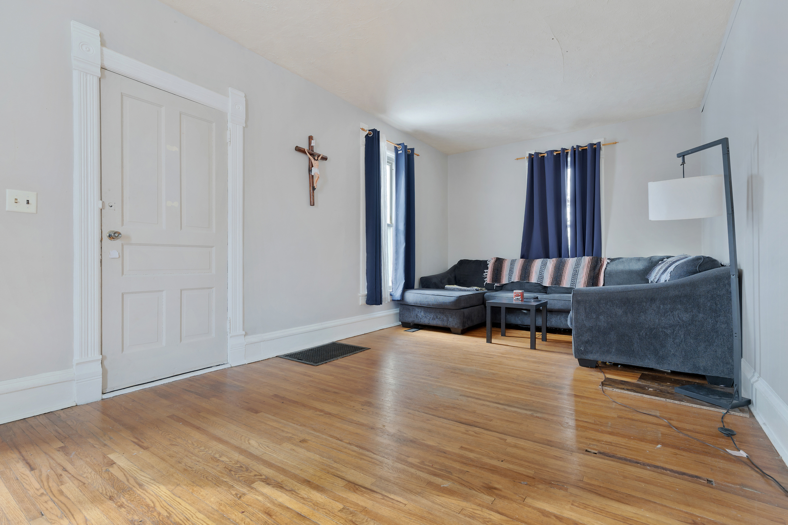 436 West Washington Street Marengo, IL 60152 - Photo 3 of 20 a living room with furniture and a wooden floor