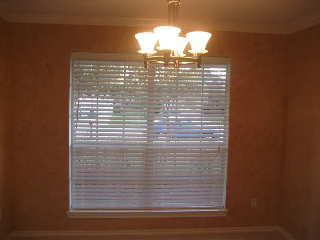 a view of a glass door