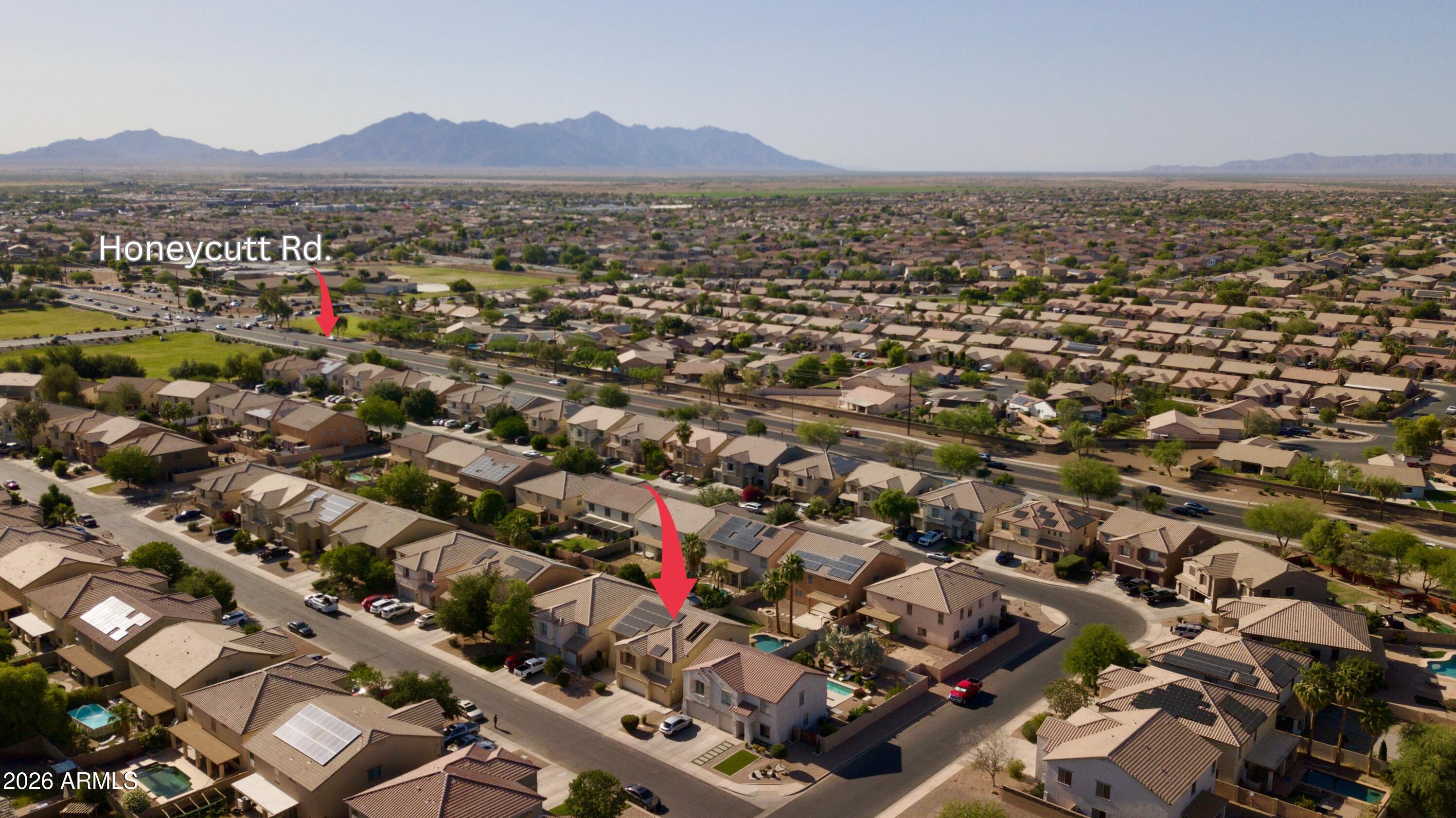 43214 West Magnolia Road Maricopa, AZ 85138 - Photo 43 of 44 Aerial View - Honeycutt Rd.