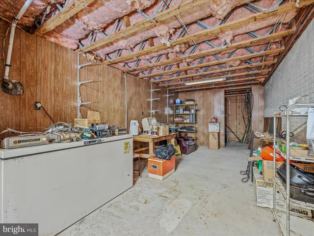 a view of a room with a big yard