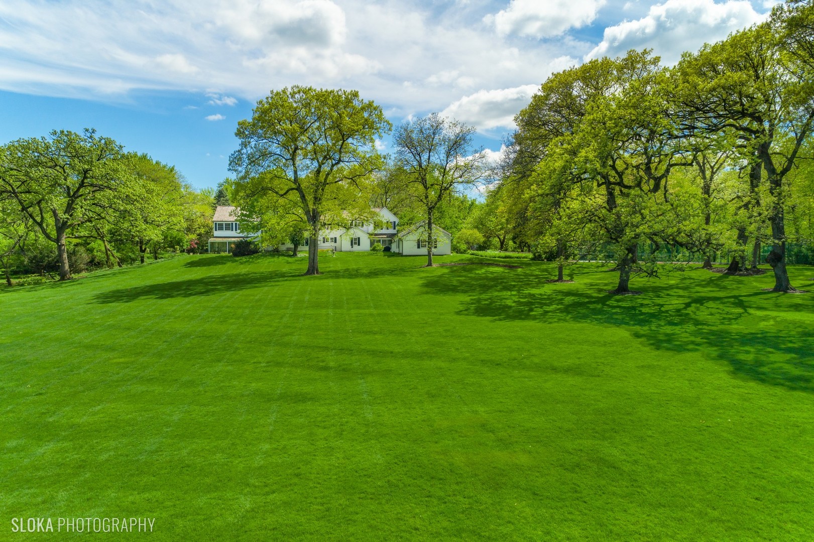 100 Brinker Road Barrington Hills, IL 60010 - Photo 1 of 1 a view of a grassy field with trees around