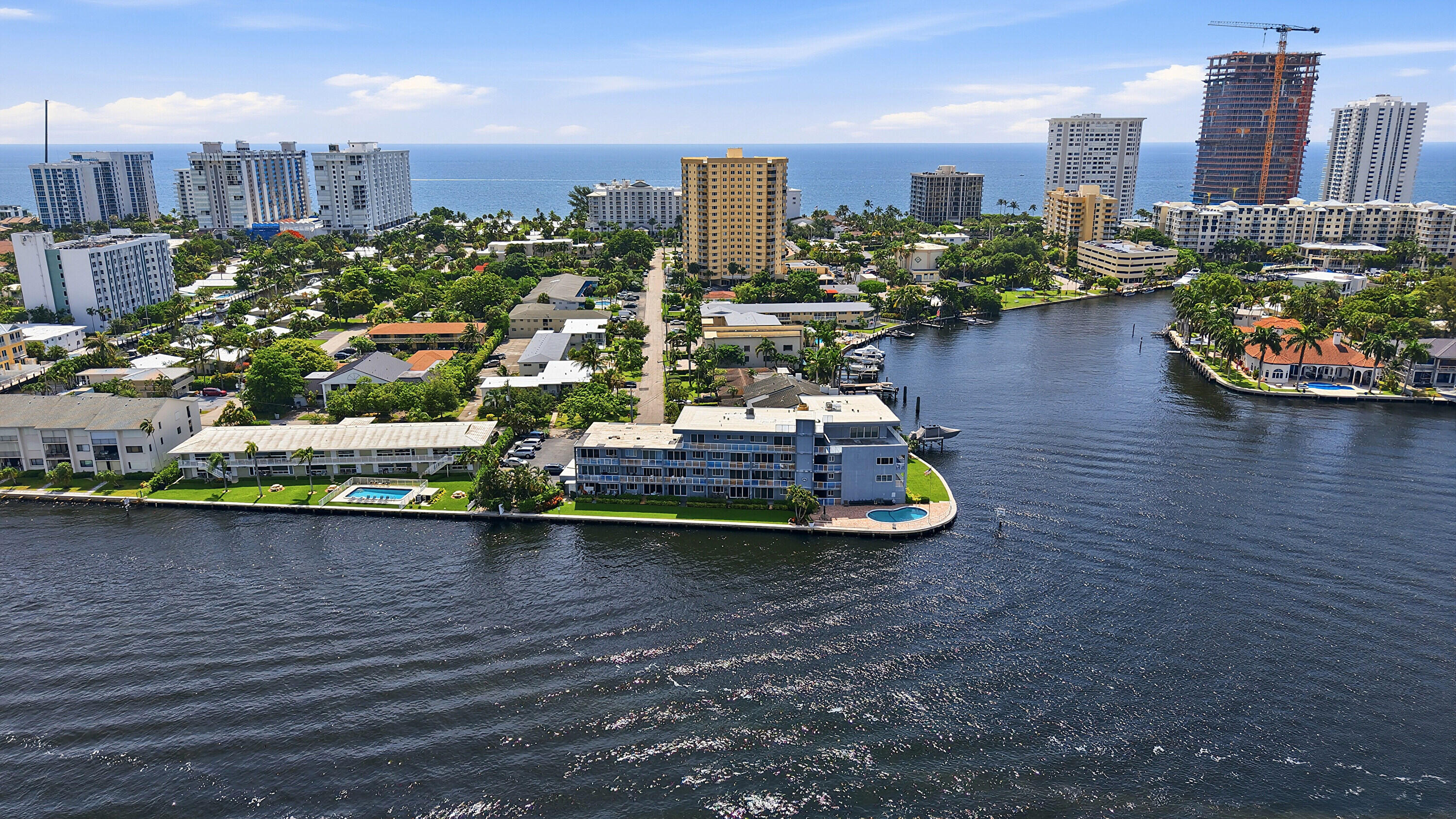 1201 South Riverside Drive, Unit 306 Pompano Beach, FL 33062 - Photo 33 of 53 30_aerial view