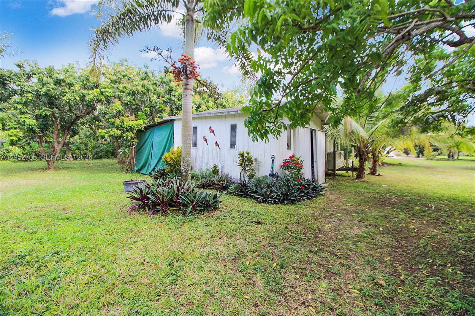 37225 Southwest 214th Avenue Homestead, FL 33034 - Photo 22 of 77 a view of a garden with large trees
