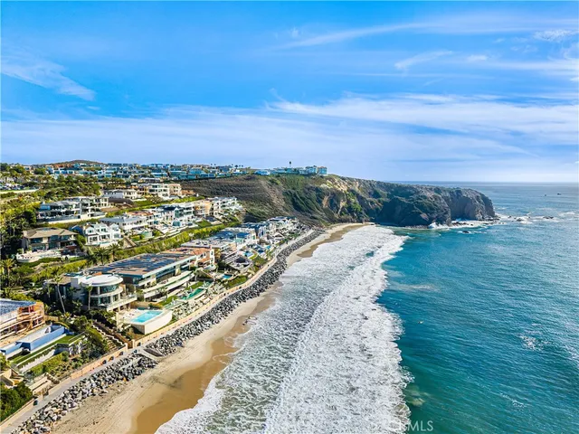 a view of city and ocean