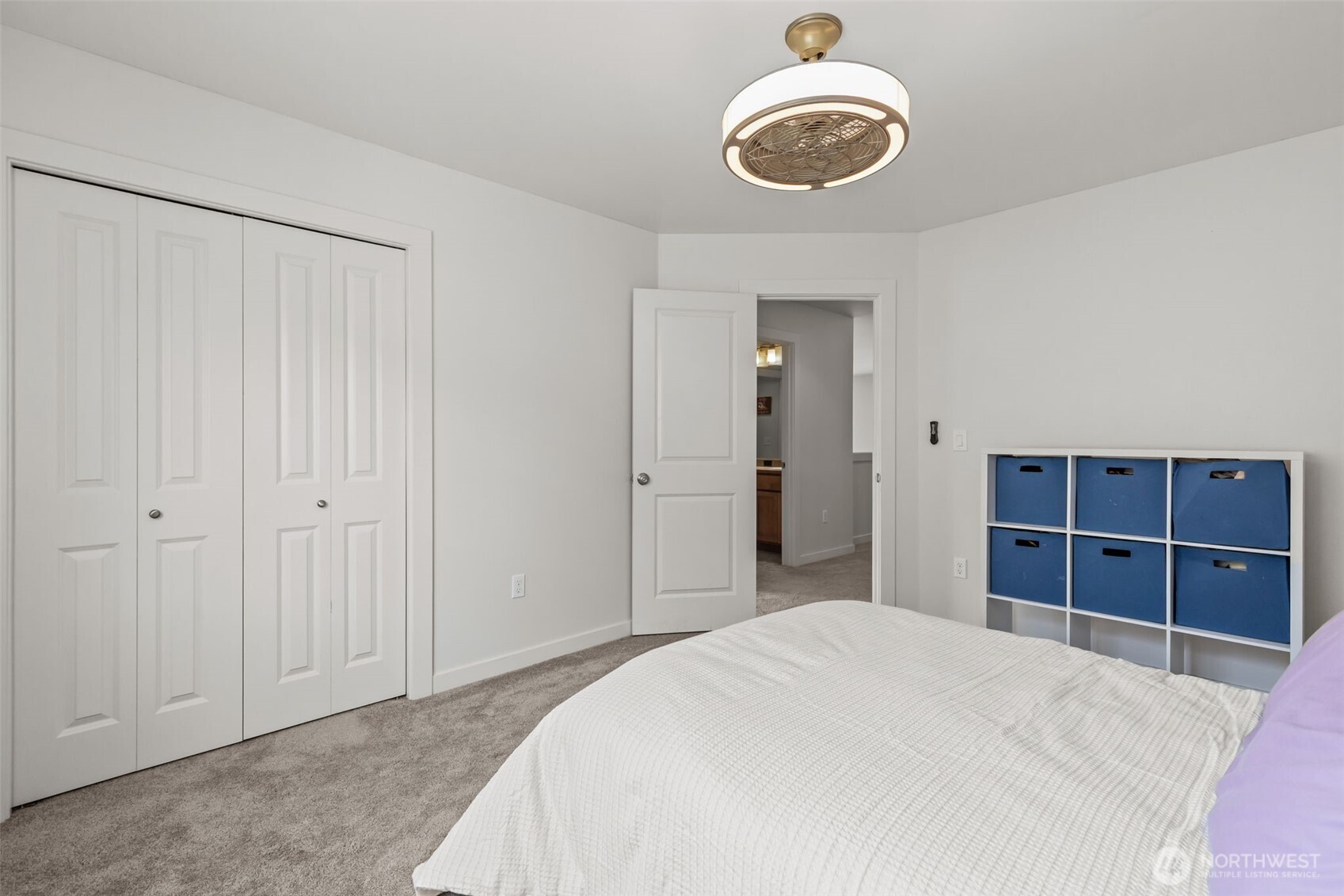 33303 Northeast 42nd Street Carnation, WA 98014 - Photo 30 of 39 a bedroom with a bed and a cabinets