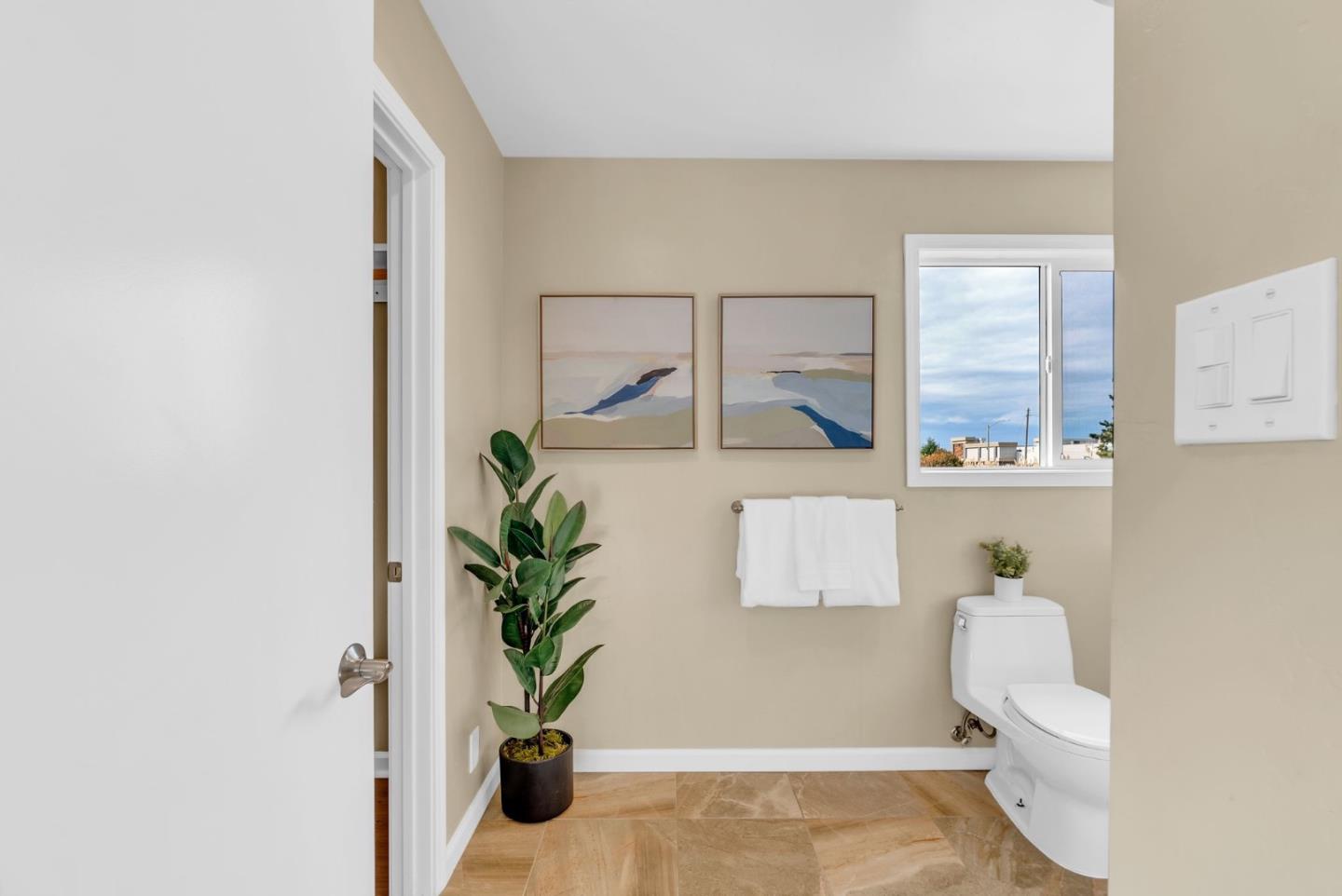 363 Pacific Avenue Pacifica, CA 94044 - Photo 30 of 70 a bathroom with a toilet and a shower