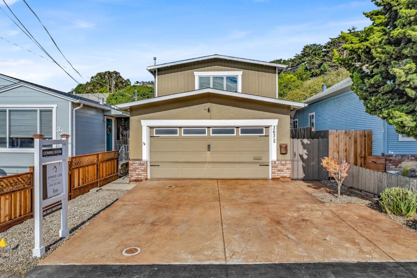 363 Pacific Avenue Pacifica, CA 94044 - Photo 59 of 70 a front view of a house with garden
