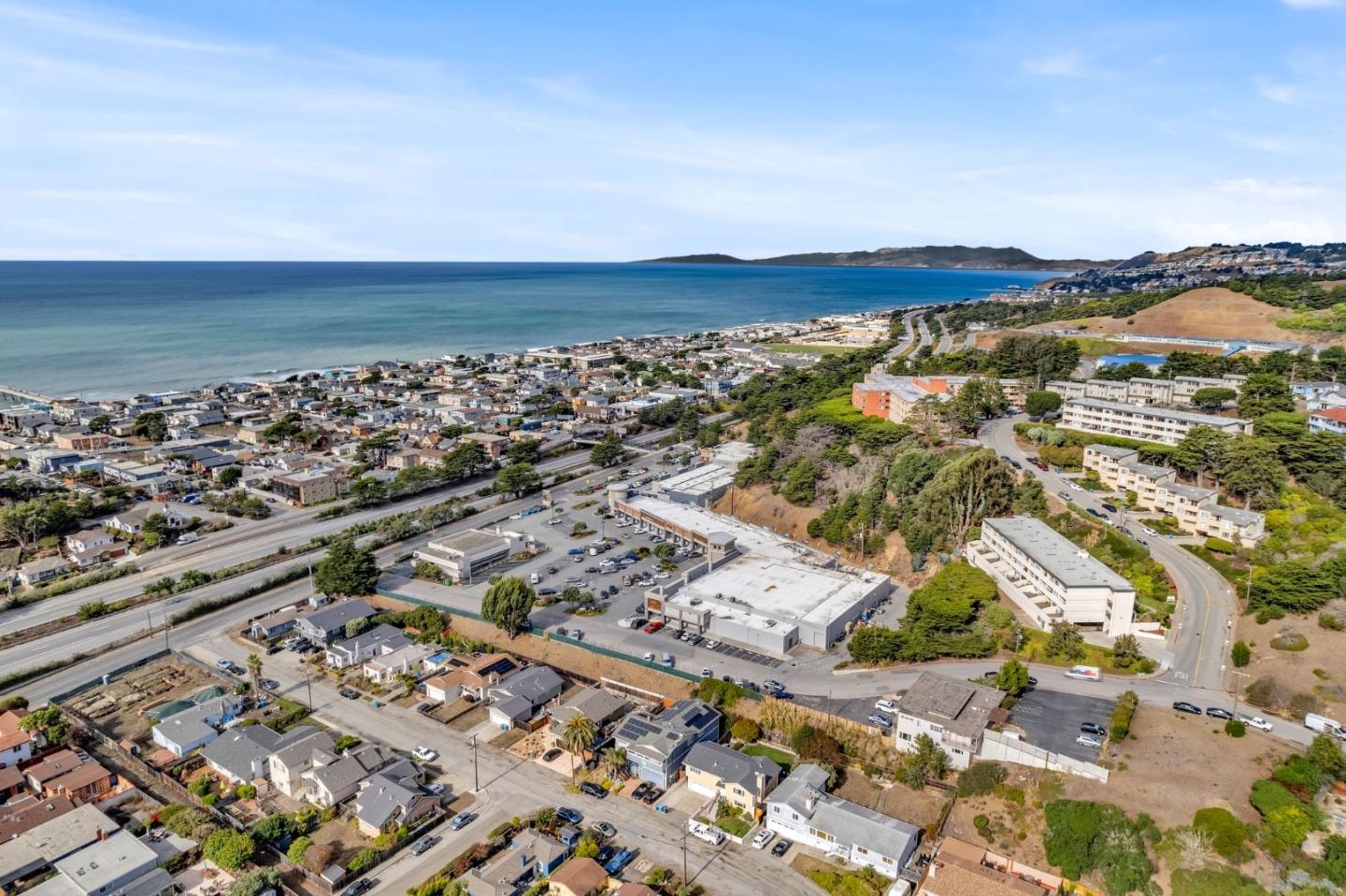 363 Pacific Avenue Pacifica, CA 94044 - Photo 66 of 70 an aerial view of residential building and ocean