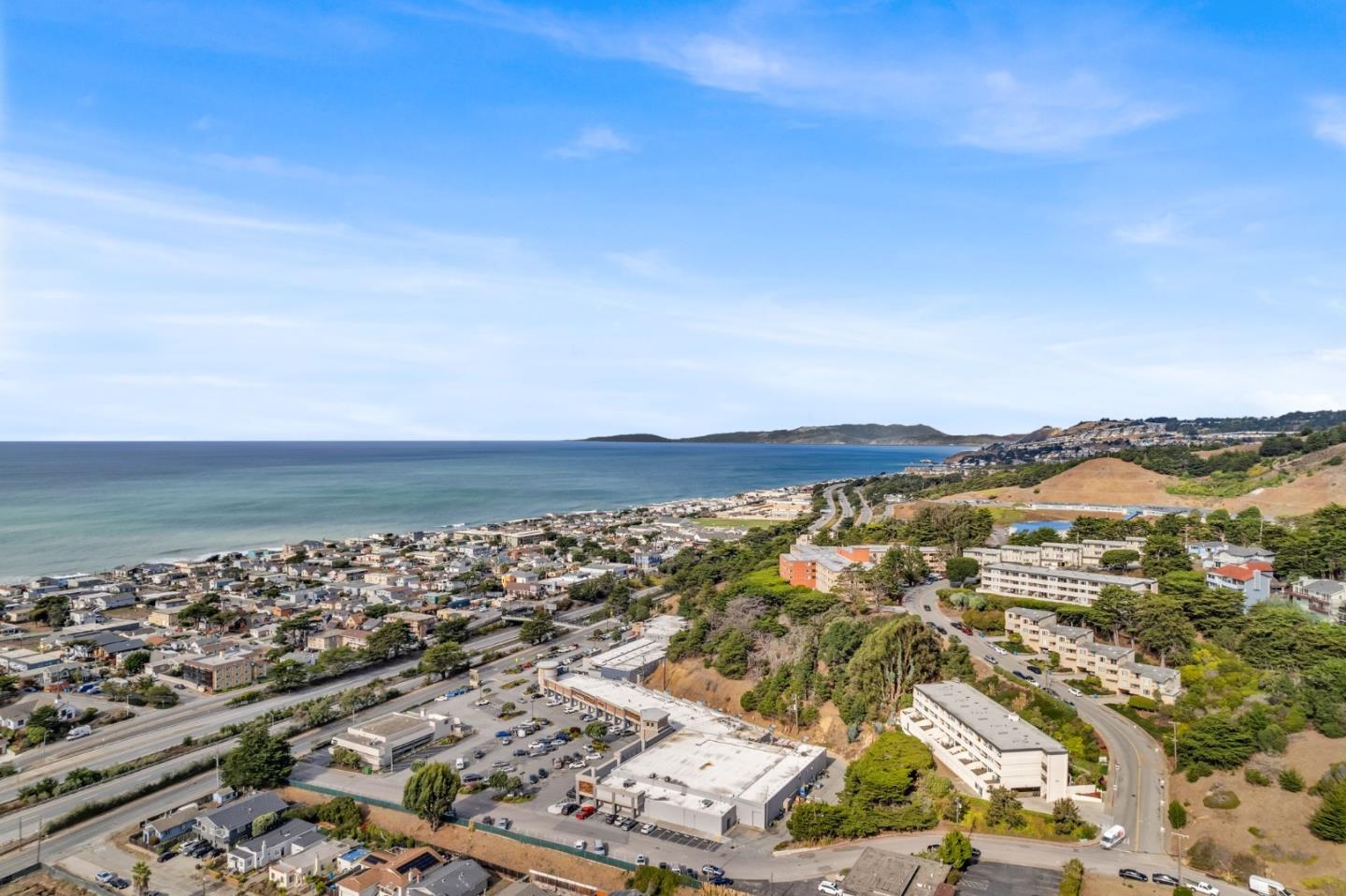 363 Pacific Avenue Pacifica, CA 94044 - Photo 69 of 70 an aerial view of residential building and ocean view