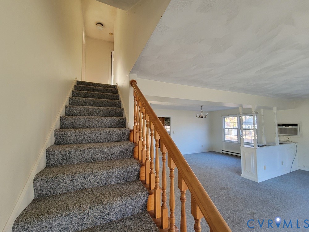 515 18th Street West Point, VA 23181 - Photo 15 of 23 a view of entryway and hall with wooden floor