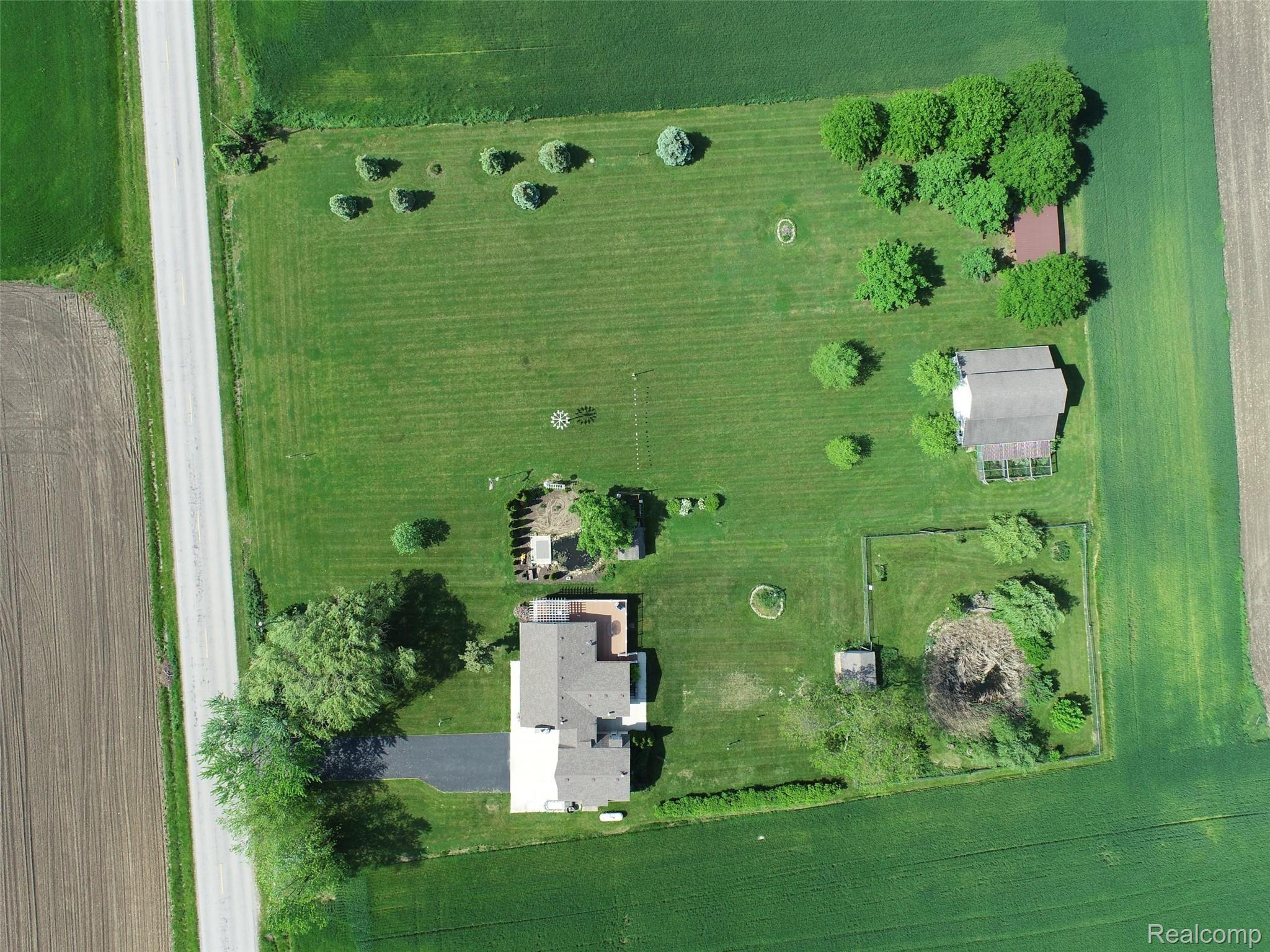13133 Hull Road Monroe, MI 48161 - Photo 18 of 42 aerial high up view hull pic.jpg