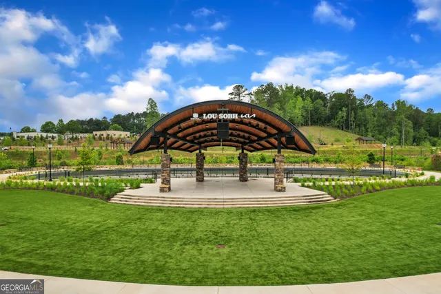 a view of a building with street