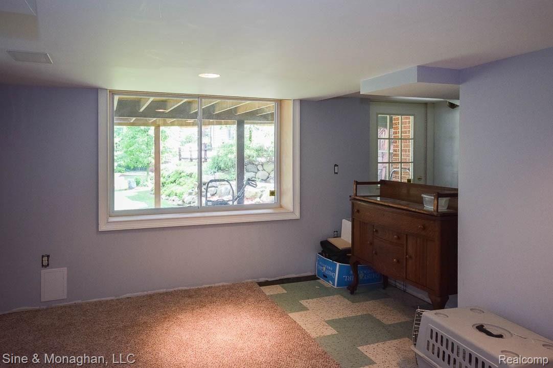 4015 Normandy Road Royal Oak, MI 48073 - Photo 25 of 45 Walkout and daylight lower level with recessed lights and drywall