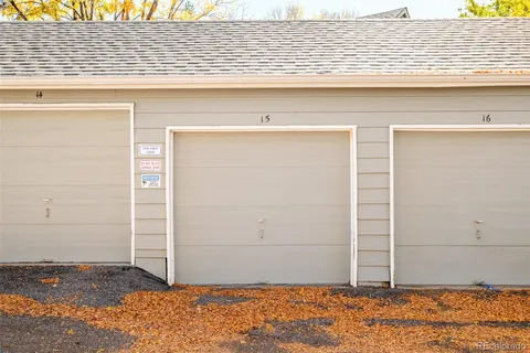 a view of wooden door