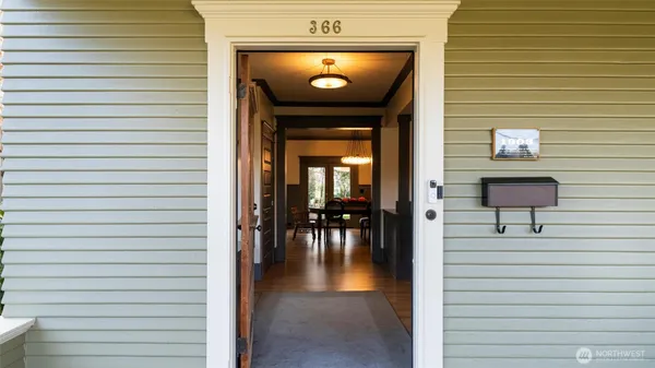 a view of a entryway door front of house